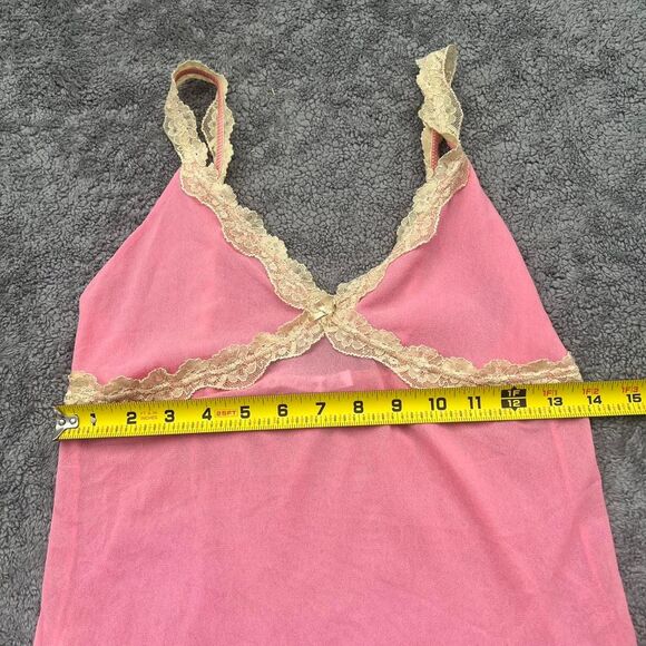 Y2K vintage Old Navy cami pink mesh - Picture 4 of 7